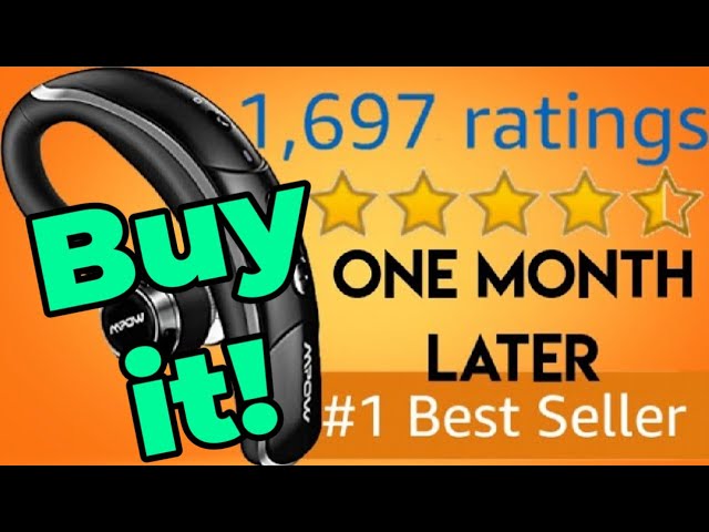 Bluetooth Earpiece Amazon best seller Mpow crescent One Month Later -  YouTube