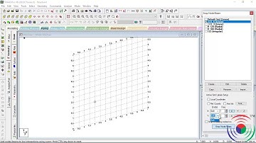 STAAD Pro:- How to Use Active Grid Labels Setup in STAAD Pro  in STAAD Pro