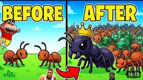 SHINCHAN NOOB vs PRO vs HACKER in ANT COLONY ROBLOX with FRANKLIN & CHOP | DREAM SQUAD