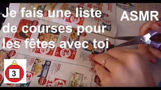 ASMR français - Roleplay : Je fais une liste de courses pour les fêtes avec toi. screenshot 2