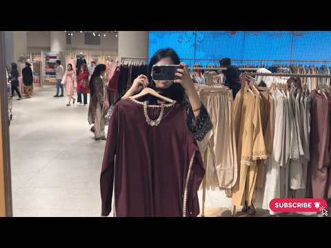 ETHNC MARIA.B NISHAT LIMELIGHT EID Collection 2026Full Tour of Emporium Mall