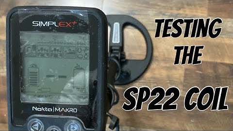 Simplex SP22 Coil First Test - Metal Detecting - NOKTA MAKRO