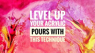 Check out THIS Acrylic Fluid Art TECHNIQUE! [Acrylic Pouring]