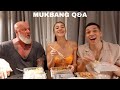 Mukbang Q&A With My Dad! | Juicy questions + Thai Food!