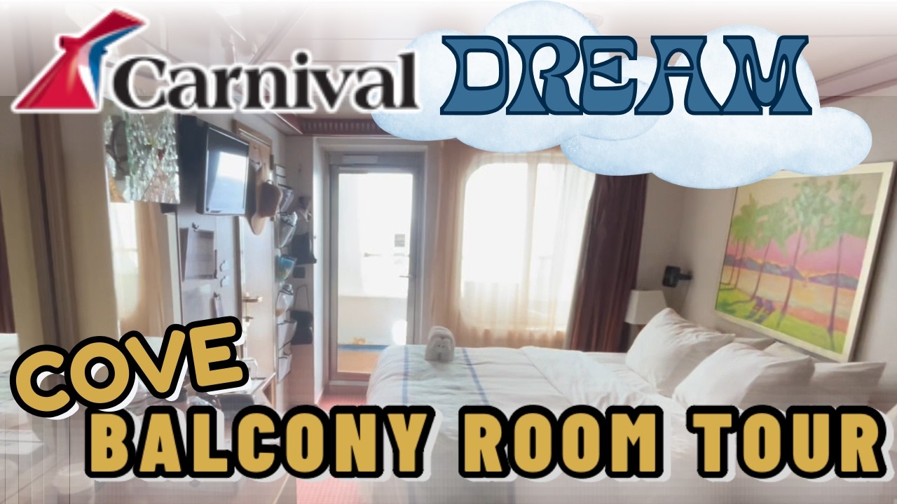 Cove Balcony Room Tour | Carnival Dream | Stateroom #2370 | Pros, Cons, & Cruise Tips!