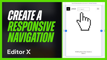 Create A Responsive Main Menu Navigation in Editor X (Step By Step)