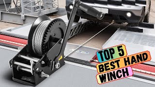 Best Hand Winch in 2024 - Top 5 Hand Winches REVEALED! by Automotiver Point 553 views 2 months ago 9 minutes, 12 seconds