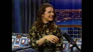 Rachel Weisz on Late Night November 9, 2001