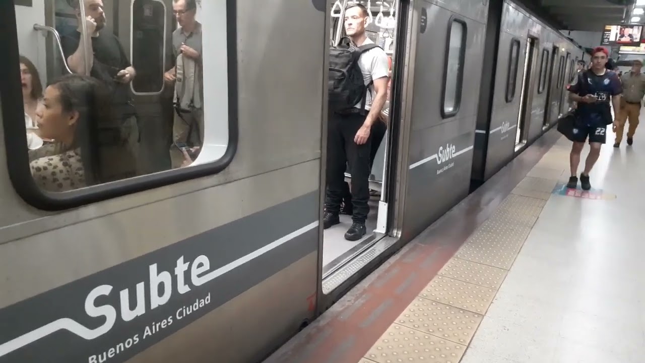 Subte Línea D - Nuevo ALSTOM 300 cabina 329 P por Olleros!