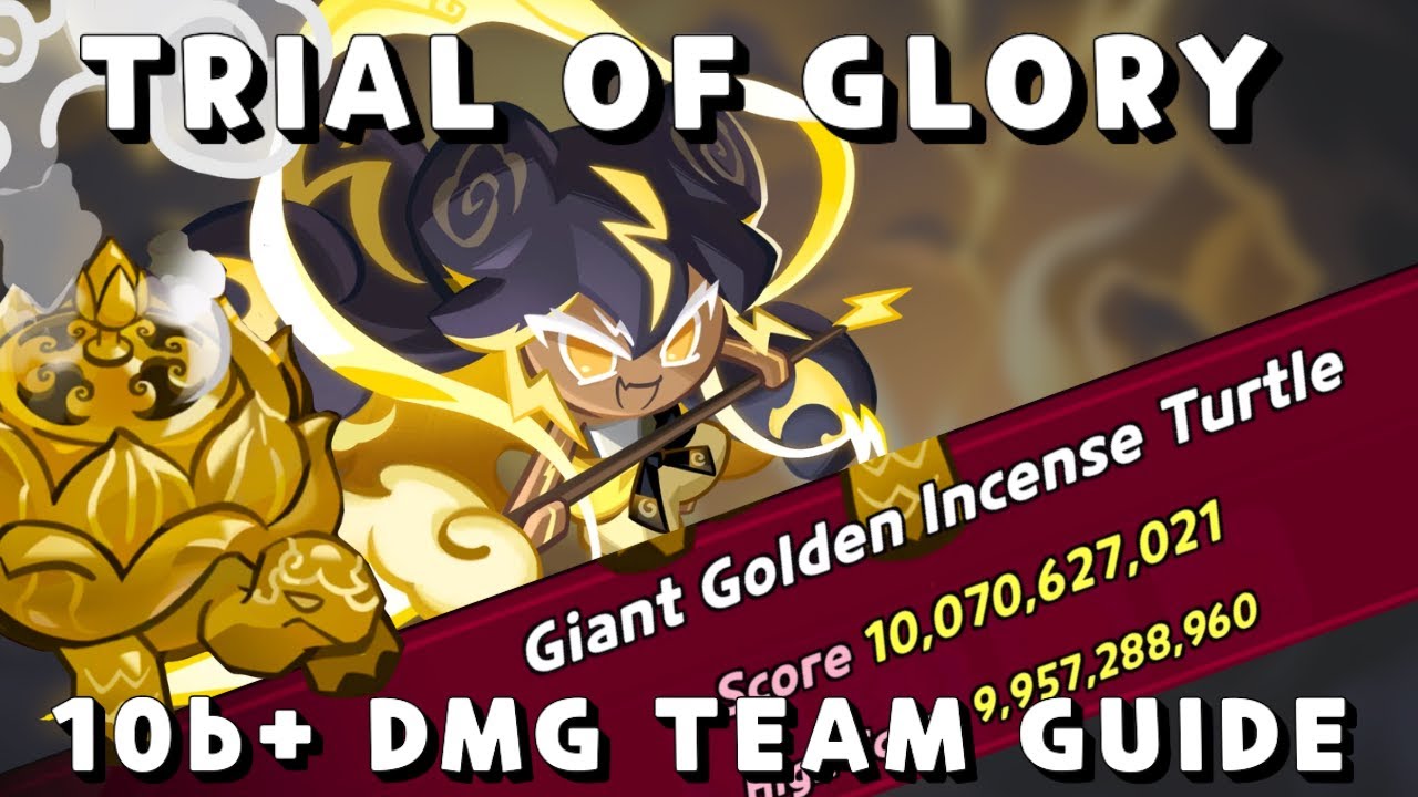 Cookie Run Kingdom - STORMBRINGER'S TRIAL OF GLORY 10B+ DMG TEAM GUIDE