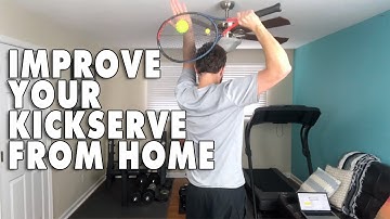 How To Improve Your Kick Serve From Home! 🏡