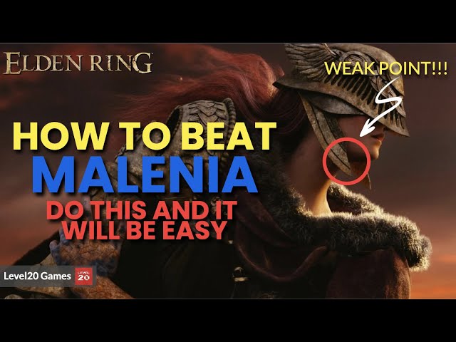 How to Beat Malenia in Elden Ring (EASY GUIDE) 