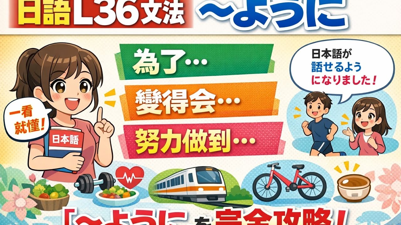 大家日本語進階日語：第36課輕鬆有趣地聊聊你的日文進步！ #日檢  #日本語  #n4 #n5 #learn