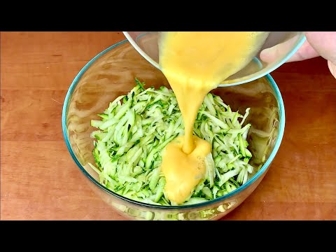 Просто натрите кабачки и добавьте яйца! Так вкусно, что готовлю каждый день летом! 2 рецепта