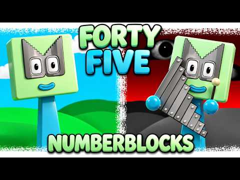 My Sprunki OC: Forty Five (from Numberblocks) |3D|