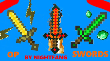 NEW OP SWORDS IN 1.9 VANILLA MINECRAFT! l One Command Creation by NightFang