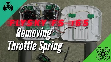 FlySky FS-i6S - Removing the throttle spring