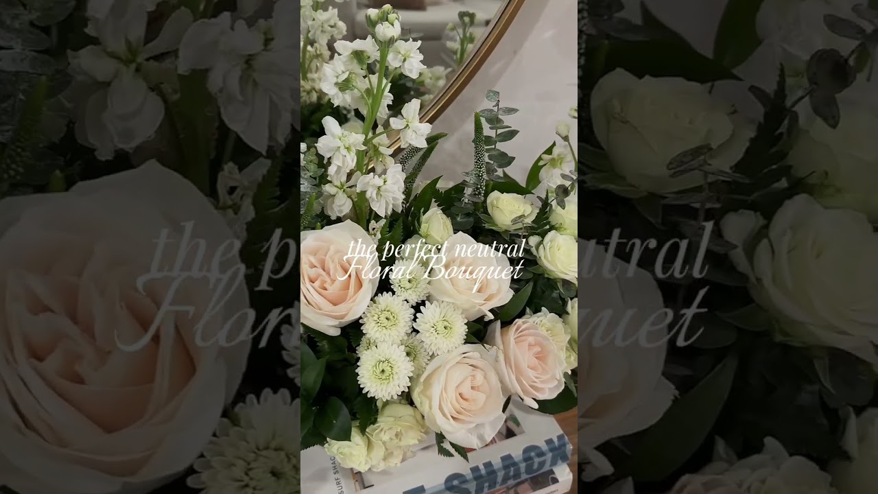 This Cashmere Bouquet creates a serene atmosphere and looks like a warm hug.