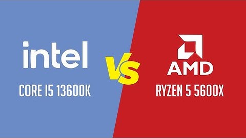 Intel Core i5 13600K vs AMD Ryzen 5 5600X - Apps and games benchmark