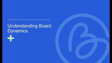 Understanding Board Dynamics
