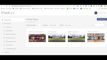VR Tour Using Theasys.io platform