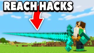 I Have A Reach Hack Sword In Minecraft (UHC+)