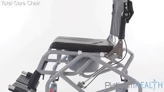 Tilt-in-Space Padded Reclining Shower/Commode Chair