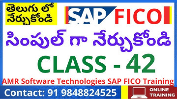Cost Center Accounting in SAP FICO  -  SAP FICO Training Videos in Telugu - SAP FICO IN TELUGU