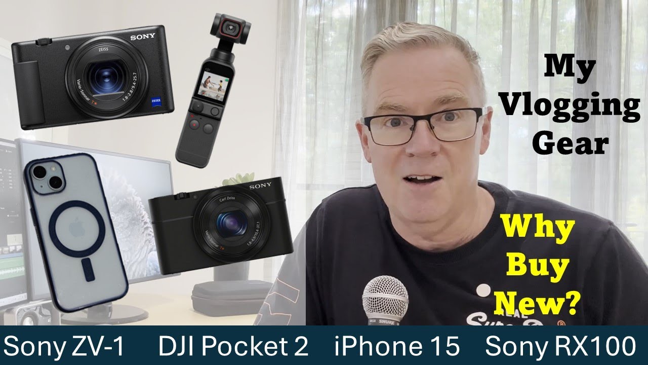 A vlogger's USER EXPERIENCE! Sony ZV-1 : DJI Pocket 2 : iPhone 15 : Sony Rx100 i   : Why Buy new?