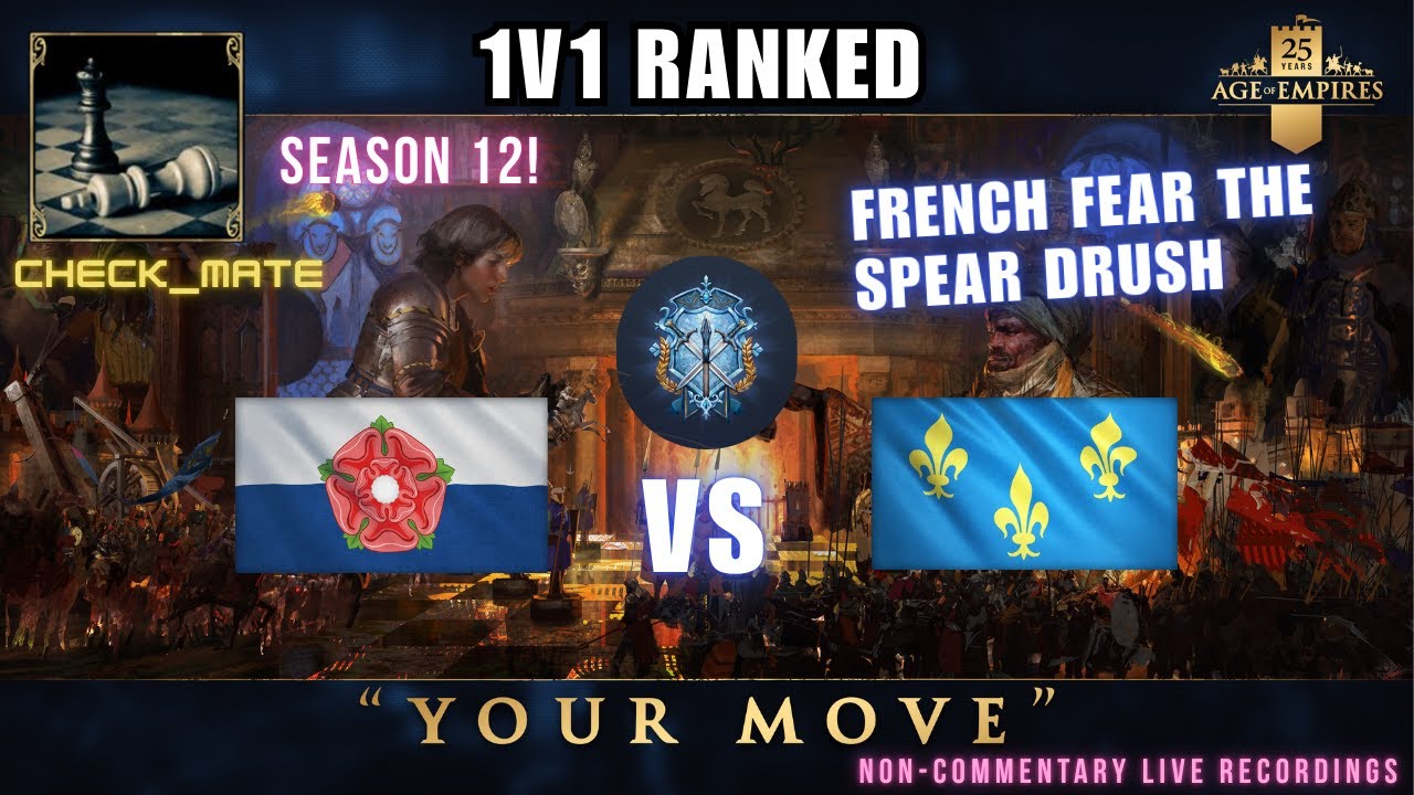 AOE4 1v1 S12 #13: House of Lancaster VS French on High View