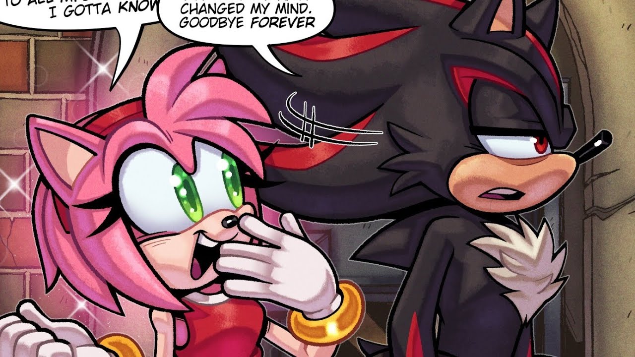 Shadow Meets Amy! | A Sonic The Hedgehog Comic (Dub) | By: Lemon - YouTube