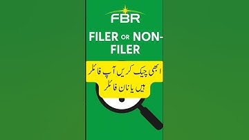 How to Check Filer or Non Filer Status in Pakistan | FBR Online Guide #ytshorts