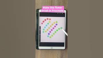 Make this flower brush in Procreate! #procreate #procreatetutorial #procreatebrushes #procreatetips
