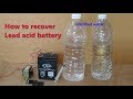 How to recover | repair old death lead acid battery
