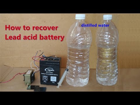 How To Recover | Repair Old Death Lead Acid Battery