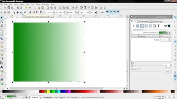 Fill and Stroke PART 3 (linear gradient) - Inkscape Beginners