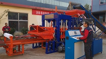 QTY 6-15B brick making machine testing video for our customer in UK