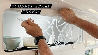 Oliver Legacy Elite II. Adding Scratch Guard Trim around cabinets.