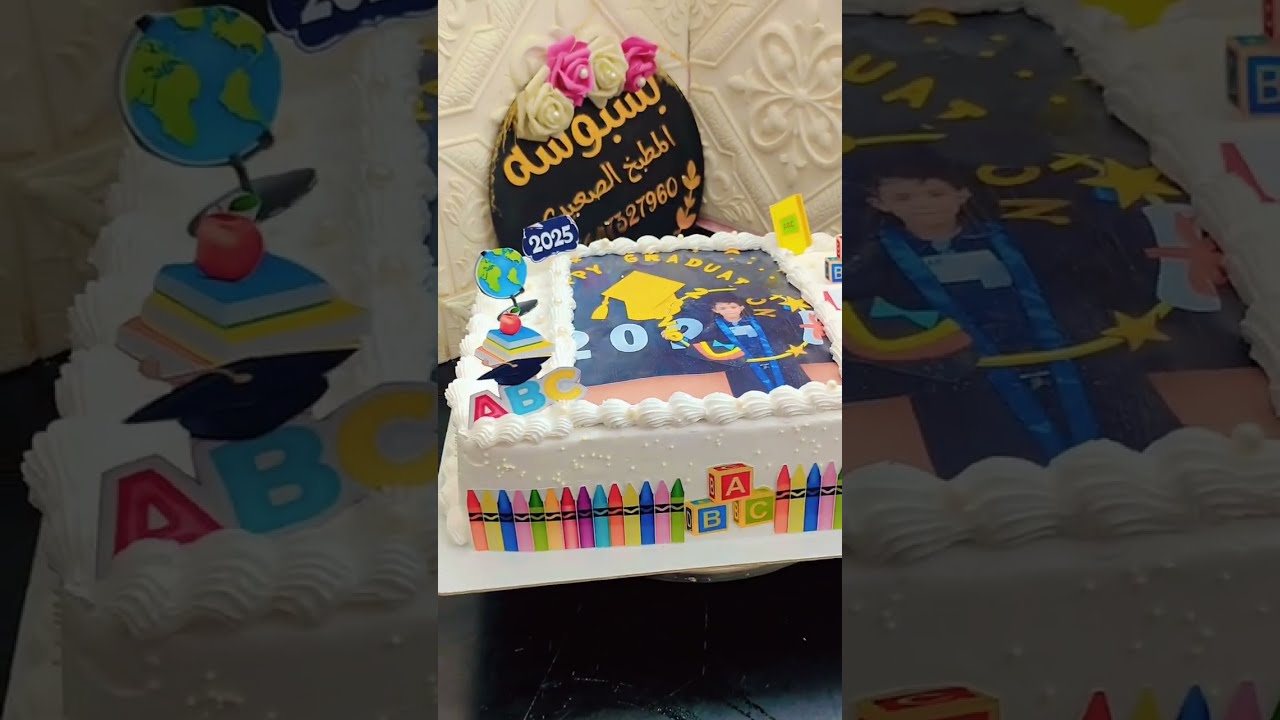 #cake  الاسبونج كيك #اكسبلور  تزين تورته وحجم كبيراوووي  بأقل إمكانيات