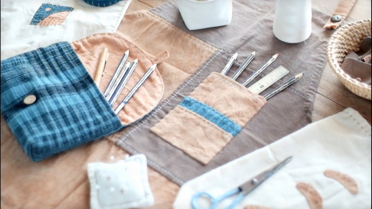 AT HOME (Hand Sewing PEN BAG, APRON & BREAD BAG) | DinLife
