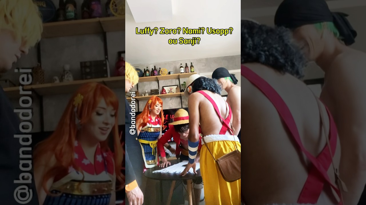 Luffy, Zoro, Nami, Usopp e Sanji • One Piece Cosplay #onepiececosplay #onepiece