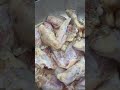 Simple marinated  chicken wings