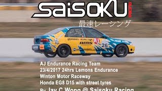 Jay @ 24hrs Lemons Endurance WInton - Saisoku Racing x AJ Racing Team (Honda Civic EG8 D15)