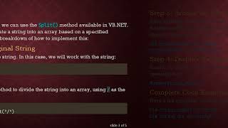 How to Extract the String After the Second Delimiter Using VB.NET string.Split()