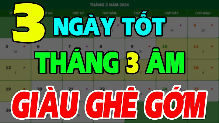 Mùng 3 tháng 3 âm là ngày gì