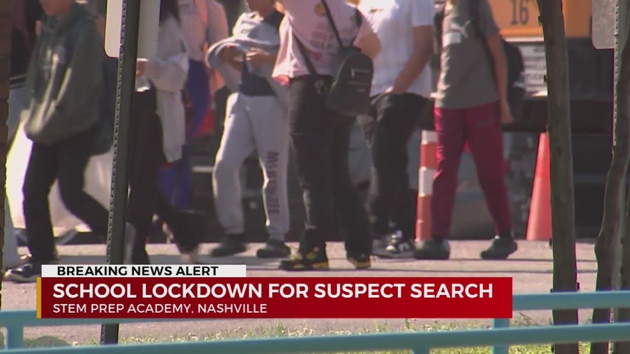 Lockdown lifted amid search for suspect - YouTube