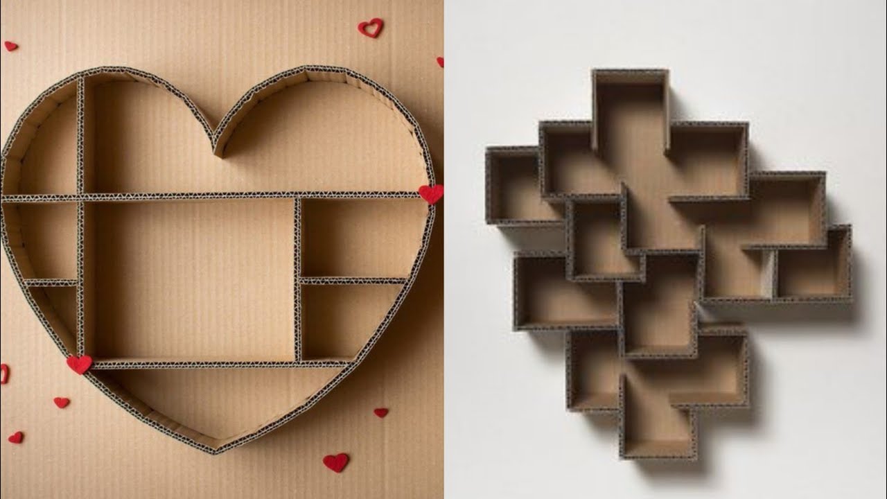 12 Brilliant ways to reuse cardboard boxes||How to use cardboard for ...