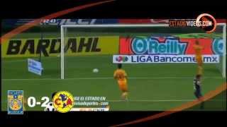 Tigres vs América 0-2 Goles Jornada 4 Apertura 2014 Liga MX