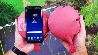 Can Whoopie Cushions Protect Galaxy S8 From 100ft Drop Test?