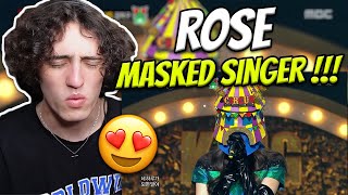 Rosé - Masked Singer Full Performance !!! (😩 Reaction )